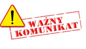 WAŻNA INFORMACJA!!!