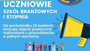 UWAGA UCZNIOWIE SZKOŁY BRANŻOWEJ I STOPNIA